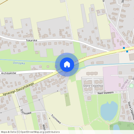 ul. Ignacego Daszyńskiego, Ostropa, Gliwice, śląskie