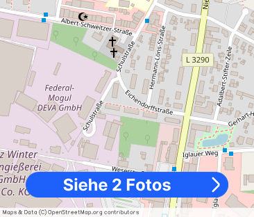 WBS erforderlich - Helle 3-Zimmer-Wohnung im 1. Obergeschoss mit Ba... - Foto 1