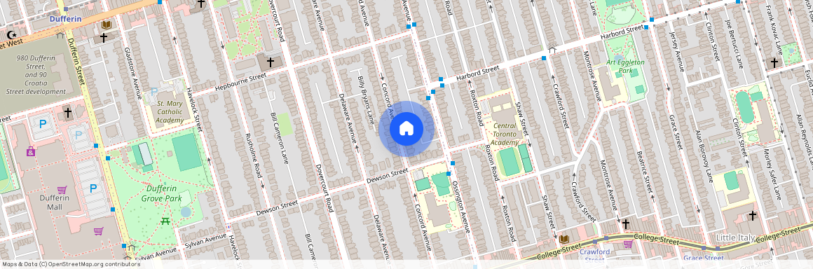 107 Concord Avenue Unit# Basement Rear, Toronto