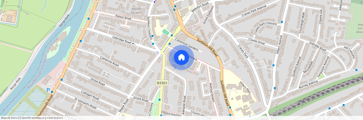 Avenue Elmers, Surbiton