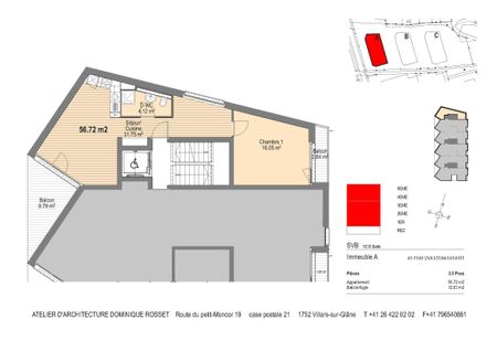 Spacious 2.5-room apartment 56m2 - Foto 4