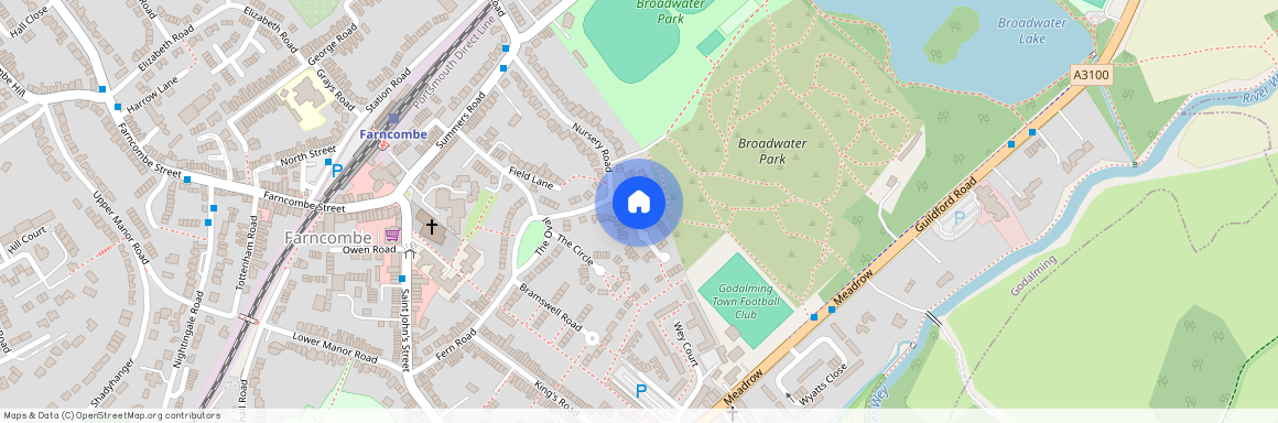 Bedroom Semi-detached House In Farncombe, GU7