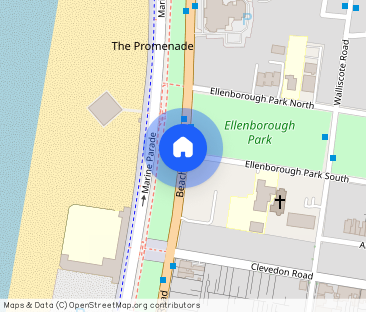 Flat , Promenade House, BEACH ROAD, Weston-Super-Mare - Photo 1