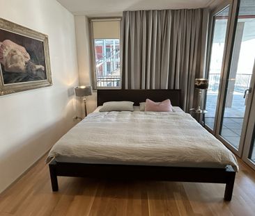 Moderne möblierte 3.5-Zimmer-Wohnung mit Balkon in Zürich - Foto 5