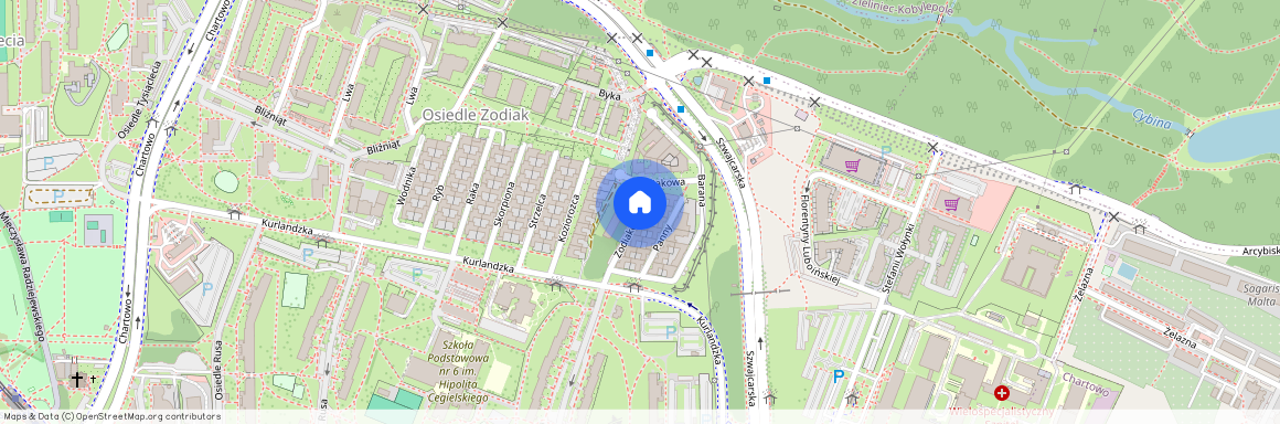 ul. Zodiakowa, Chartowo, Nowe Miasto, Poznań, wielkopolskie