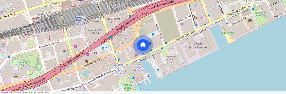 google map, Old Toronto, Old Toronto, Toronto, M5E 1E5