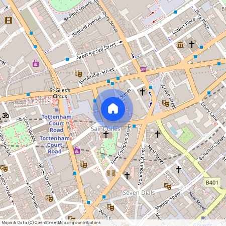 Central St. Giles Piazza London WC2H