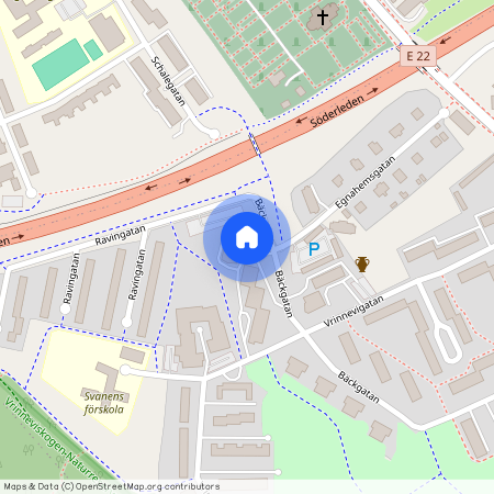 Bäckgatan 2 A, Hageby