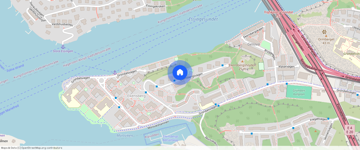 Ekensbergsvägen 45, Gröndal