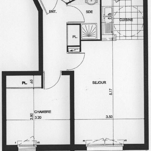Location Appartement 2 pièces NANTES 44300 - Photo 1