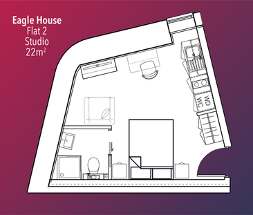 Studio to rent - Photo 1