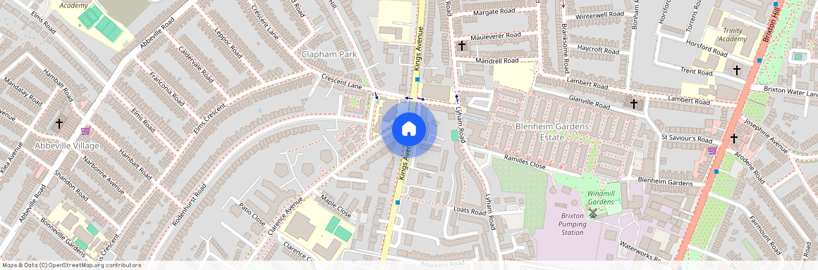 Queenswood Court Kings Avenue SW4, Clapham, SW4