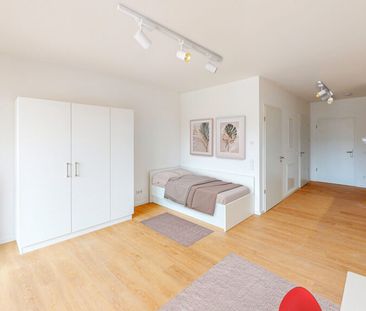 Teilmöbliertes 1-Zimmer-Apartment mit Einbauküche und Balkon - Foto 1
