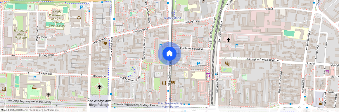 al. Aleja Kościuszki, Śródmieście, Częstochowa, śląskie