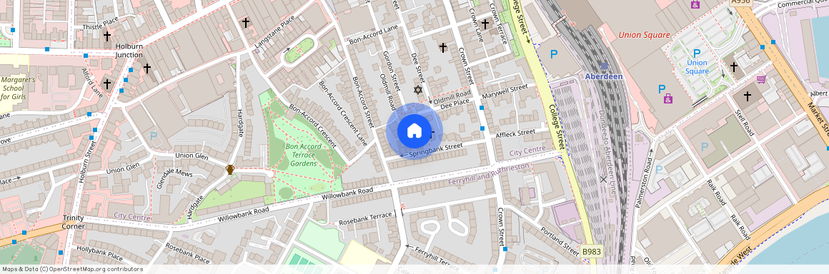 1 Springbank Place, Ground Floor Left, AB11 6LW, Aberdeen