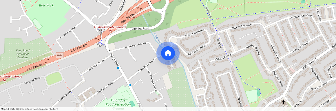 Francis Gardens, Dogsthorpe, Peterborough