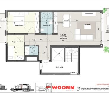Serviceflat / Assistentiewoning te huur in Veurne voor € 1.020 met ... - Photo 3