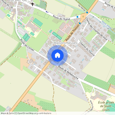 Route de Thonon 256 et Route de Bellebouche 1, 1246 CORSIER