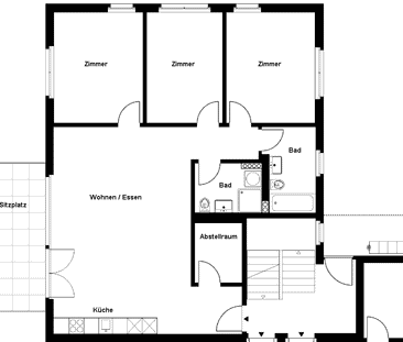 Moderne 4.5-Zimmer-Wohnung an ruhiger Lage - Photo 6