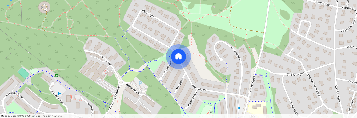 Vikbyvägen, Lidingö