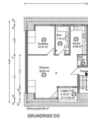 Sanierte 2-Zimmer-Neubauwohnung mit Südwest-Balkon und moderner Einbauküche - Photo 4