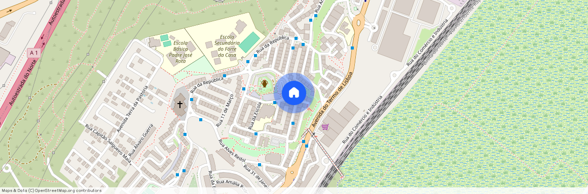 Lisboa, Vila Franca de Xira, Póvoa de Santa Iria e Forte da Casa, Forte da Casa 1ª Fase (Forte da Casa)