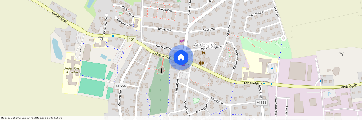 Landsvägen, Anderslöv