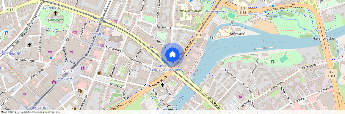 Weserstr. 1, 1a, 1b, 34125 Hessen - Kassel