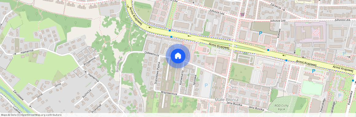 ul. Odlewnicza, Małe Błonia, Krowodrza, Kraków, małopolskie