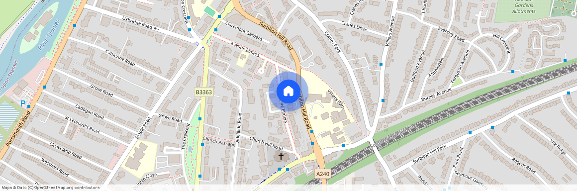 Avenue Elmers, SURBITON KT6