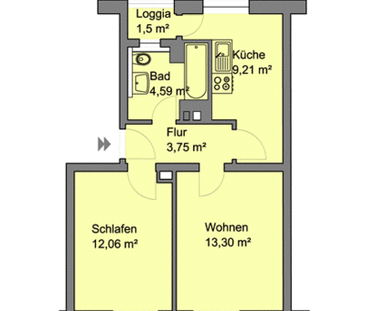 Nordstadt * nähe U-bahn - Foto 1