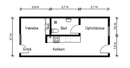 2-værelses studiebolig - Photo 5