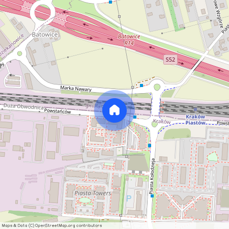 ul. Powstańców, Mistrzejowice, Mistrzejowice, Kraków, małopolskie