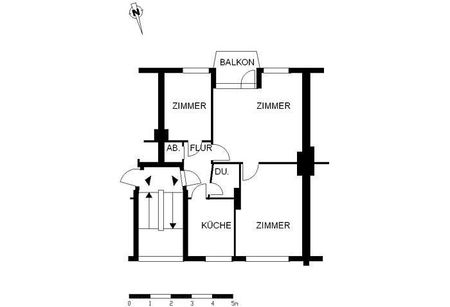 Renovierte 2,5-Zimmer-Wohnung mit Balkon - Foto 5