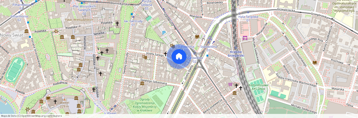 Kraków, Śródmieście, Stare Miasto, ul. Józefa Sarego