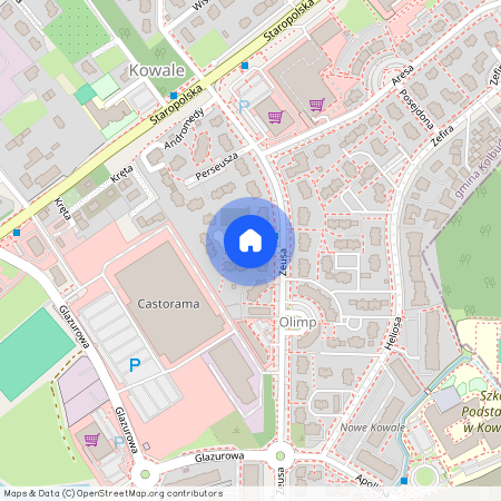 ul. Dionizosa, Kowale