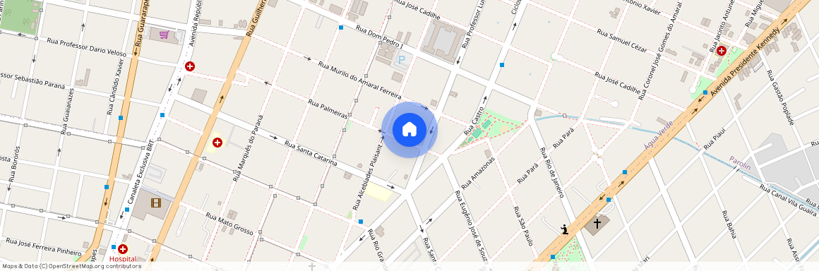 Rua Palmeiras, 715 - 80.620-110 - Água Verde - Curitiba