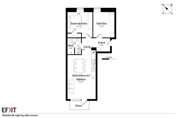 Lækker nyopført 3-værelses i Sølyst - Foto 1