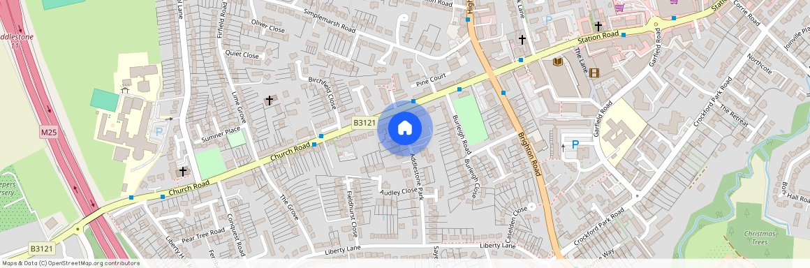 Oaktree Court Addlestone Park, Addlestone, Surrey, KT15