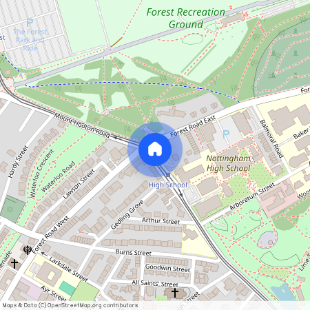 Waverley Street, Nottingham, Nottinghamshire, NG7 4DY