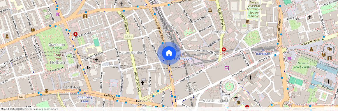 Farringdon Road, Farrington, EC1M