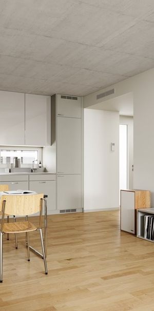 Moderne Leichtigkeit: 2.5-Zimmer-Wohnung im architektonischen Riegel - Photo 1