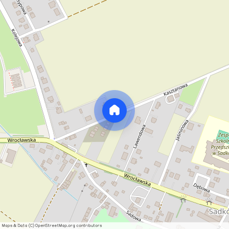 Kasztanowa, Sadków, Kąty Wrocławskie, wrocławski, dolnośląskie