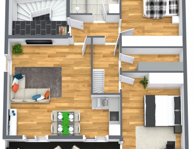 Hochwertige Maisonettewohnung mit Balkon und Gartennutzung - Photo 1