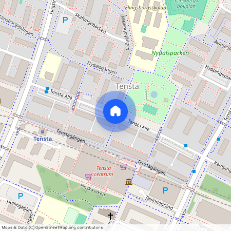 Tensta allé, Spånga