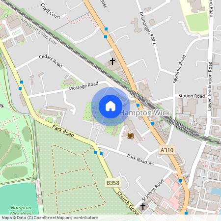 Park Road, Hampton Wick, KT1, London