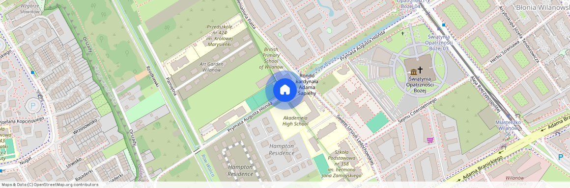 Warszawa, Wilanów, Księdza, Prymasa, Augusta, Hlonda