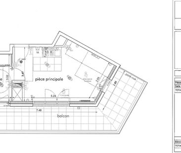 Saint cyr l'école - Zac Renard - Studio 25m2 dernier étage avec par... - Photo 2