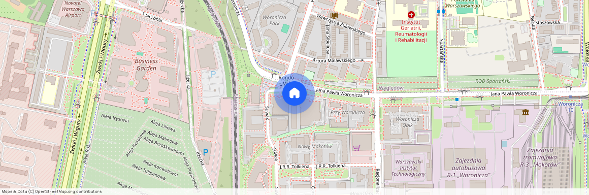 ul. Jana Pawła Woronicza 33a, Służewiec, Mokotów, Warszawa, mazowieckie