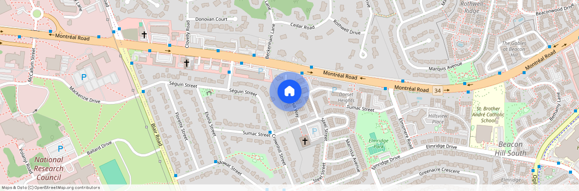 1122 Chimney Hill Way, Ottawa (Beacon Hill South) (K1J 8Z6)